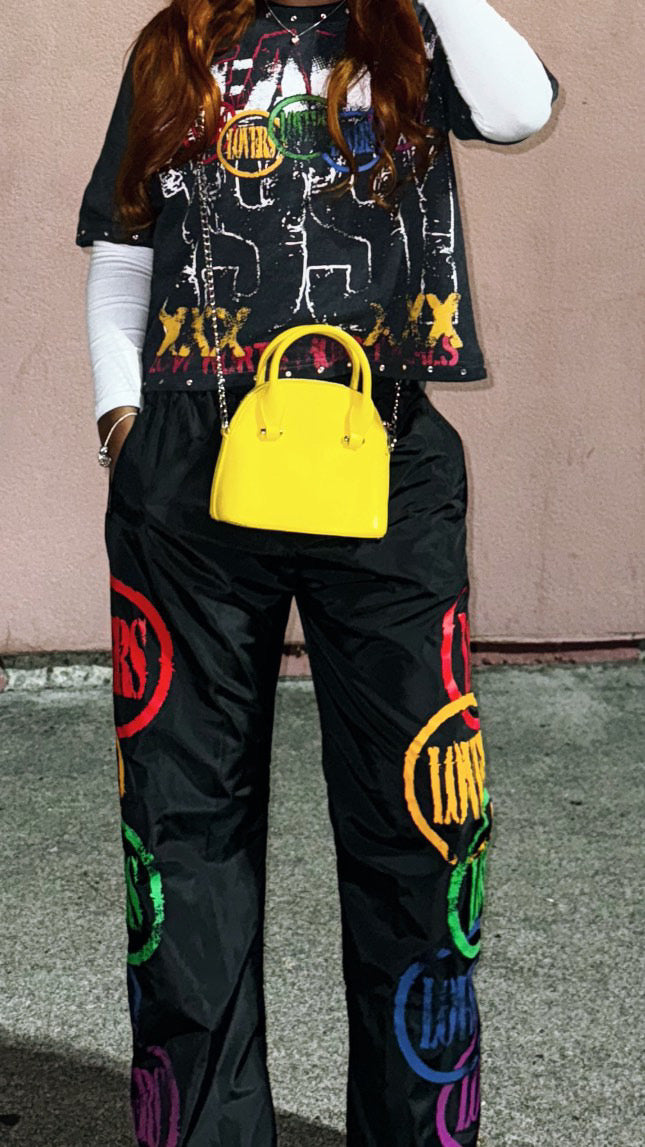 Olympic Ring Nylon Track Pants