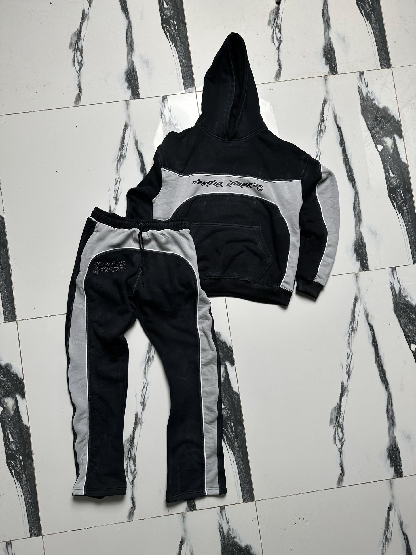 Acid Black Sweatsuit